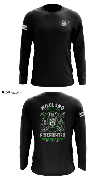 Wildland Security Group Long Sleeve Performance Shirt - 11