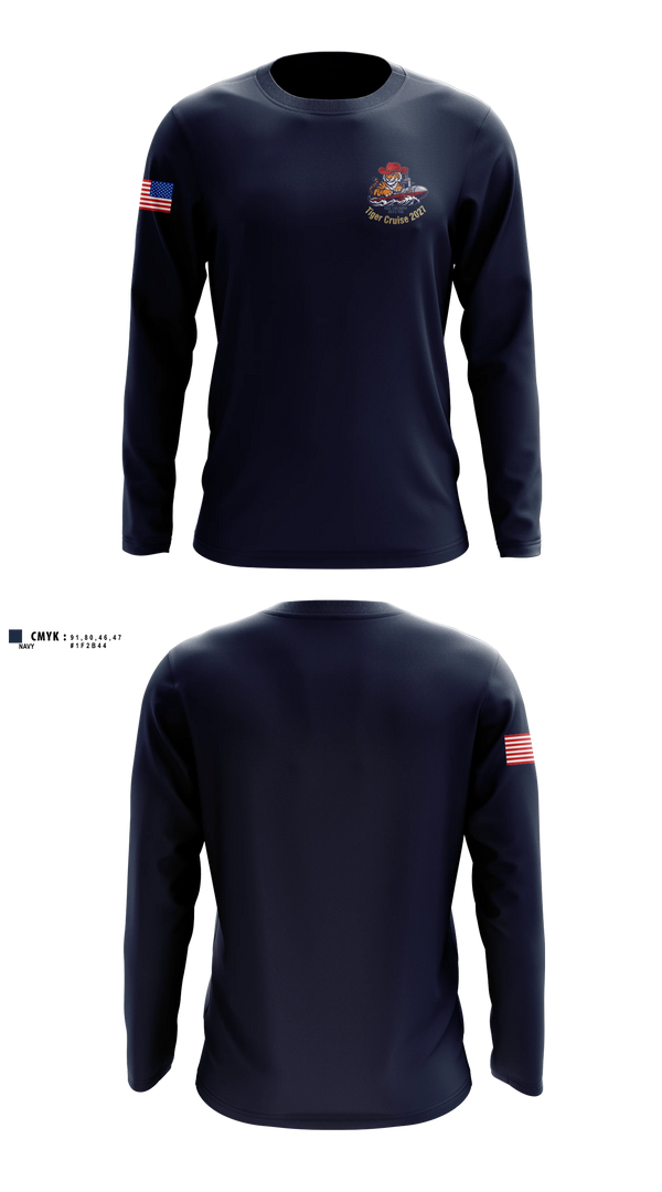 Long Sleeve Performance Shirt, NAVY, Navy, Teamtime, Team time, sublimation, custom sports apparel, team uniforms, spirit wear, spiritwear, sports uniforms, custom shirts, team store, custom team store, fundraiser sports, apparel fundraiser