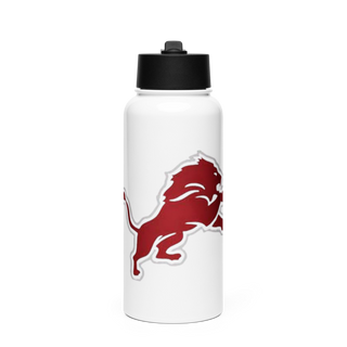 Central  Lions 90105846 Stainless Steel Water Bottle with a Straw Lid