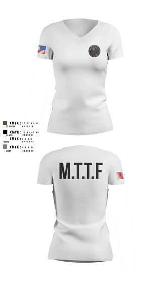 Womens Short Sleeve Vneck Shirt, Major Theft Task Force, Police, Teamtime, Team time, sublimation, custom sports apparel, team uniforms, spirit wear, spiritwear, sports uniforms, custom shirts, team store, custom team store, fundraiser sports, apparel fundraiser
