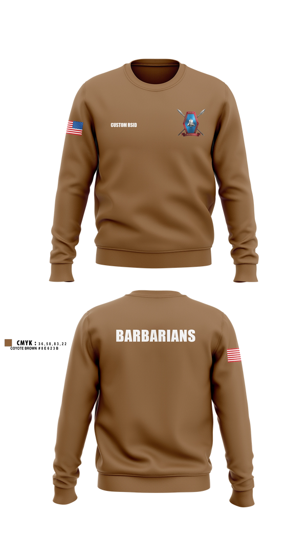 Crew Neck Sweatshirt, Libertyville Army Recruiting Company, Army, Teamtime, Team time, sublimation, custom sports apparel, team uniforms, spirit wear, spiritwear, sports uniforms, custom shirts, team store, custom team store, fundraiser sports, apparel fundraiser
