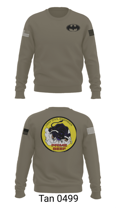 185th CES 20489835 Crew Neck Sweatshirt - 62