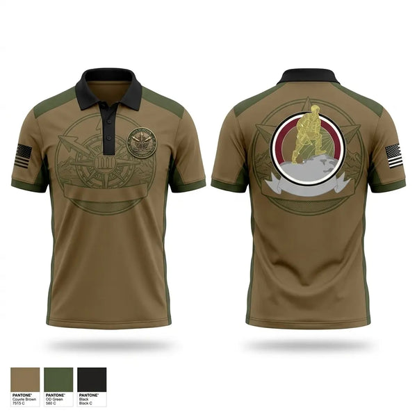 Short Sleeve Performance Polo, Soldier Recovery Unit, Army, Teamtime, Team time, sublimation, custom sports apparel, team uniforms, spirit wear, spiritwear, sports uniforms, custom shirts, team store, custom team store, fundraiser sports, apparel fundraiser