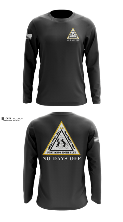 Fort Knox Fight Club Long Sleeve Performance Shirt 2