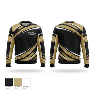 Crew Neck Sweatshirt, Baton Rouge Falcons, Women's Basketball, Teamtime, Team time, sublimation, custom sports apparel, team uniforms, spirit wear, spiritwear, sports uniforms, custom shirts, team store, custom team store, fundraiser sports, apparel fundraiser