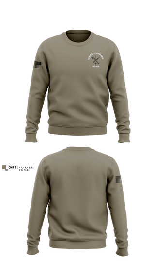 Crew Neck Sweatshirt, H Co 148th BSB, National Guard, Teamtime, Team time, sublimation, custom sports apparel, team uniforms, spirit wear, spiritwear, sports uniforms, custom shirts, team store, custom team store, fundraiser sports, apparel fundraiser