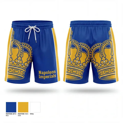 Athletic Shorts With Pockets, Napoleon Imperials, Wrestling, Teamtime, Team time, sublimation, custom sports apparel, team uniforms, spirit wear, spiritwear, sports uniforms, custom shirts, team store, custom team store, fundraiser sports, apparel fundraiser