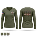 Usarsa Women's Long Sleeve V-neck Shirt - 1