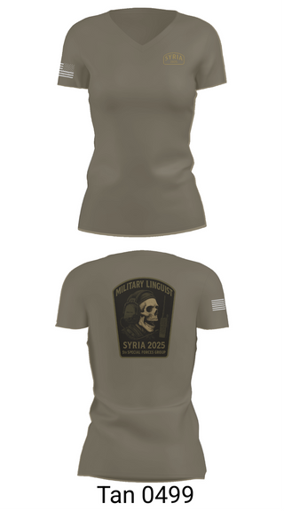 Womens Short Sleeve Vneck Shirt, , Army, Teamtime, Team time, sublimation, custom sports apparel, team uniforms, spirit wear, spiritwear, sports uniforms, custom shirts, team store, custom team store, fundraiser sports, apparel fundraiser
