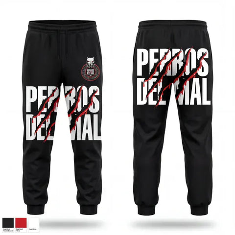 Sweatpants, PERROS DEL MAL FC, Men's Soccer, Teamtime, Team time, sublimation, custom sports apparel, team uniforms, spirit wear, spiritwear, sports uniforms, custom shirts, team store, custom team store, fundraiser sports, apparel fundraiser