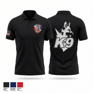 Short Sleeve Performance Polo, Anniston Police Department K9 UnitAnniston Police Department K9 Unit, Police, Teamtime, Team time, sublimation, custom sports apparel, team uniforms, spirit wear, spiritwear, sports uniforms, custom shirts, team store, custom team store, fundraiser sports, apparel fundraiser