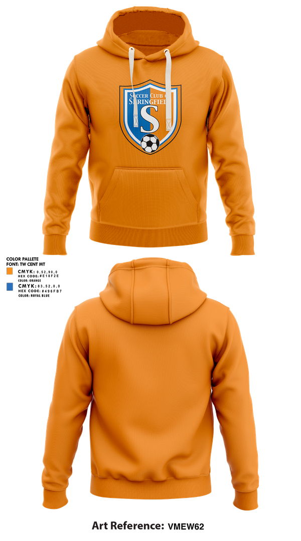 Hoodie, Soccer Club Of Springfield, Men's Soccer, Teamtime, Team time, sublimation, custom sports apparel, team uniforms, spirit wear, spiritwear, sports uniforms, custom shirts, team store, custom team store, fundraiser sports, apparel fundraiser