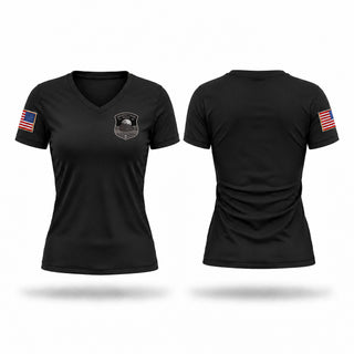 Womens Short Sleeve Vneck Shirt, Prospect Park Police, Police, Teamtime, Team time, sublimation, custom sports apparel, team uniforms, spirit wear, spiritwear, sports uniforms, custom shirts, team store, custom team store, fundraiser sports, apparel fundraiser