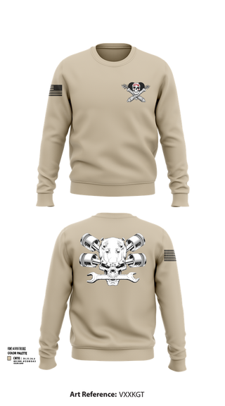 Crew Neck Sweatshirt, Fox 1-320th F-CO FAR, , Teamtime, Team time, sublimation, custom sports apparel, team uniforms, spirit wear, spiritwear, sports uniforms, custom shirts, team store, custom team store, fundraiser sports, apparel fundraiser