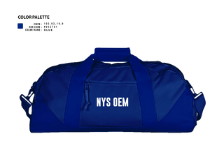 Duffle Bag, NYS OEM, , Teamtime, Team time, sublimation, custom sports apparel, team uniforms, spirit wear, spiritwear, sports uniforms, custom shirts, team store, custom team store, fundraiser sports, apparel fundraiser