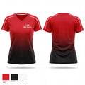 Lady Red Devils 37523741 Women's Short Sleeve V-neck Shirt - 1