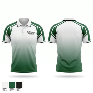 Short Sleeve Performance Polo, Fall Creek Football, , Teamtime, Team time, sublimation, custom sports apparel, team uniforms, spirit wear, spiritwear, sports uniforms, custom shirts, team store, custom team store, fundraiser sports, apparel fundraiser
