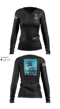 HSC 25 65126261 Women's Long Sleeve V-neck Shirt - 21