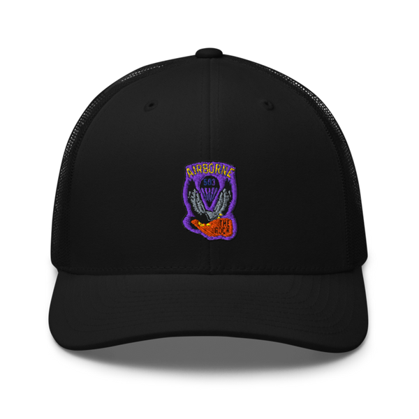 1st Battalion 503rd Infantry Regiment 53542236 Retro Trucker Hat | Yupoong 6606