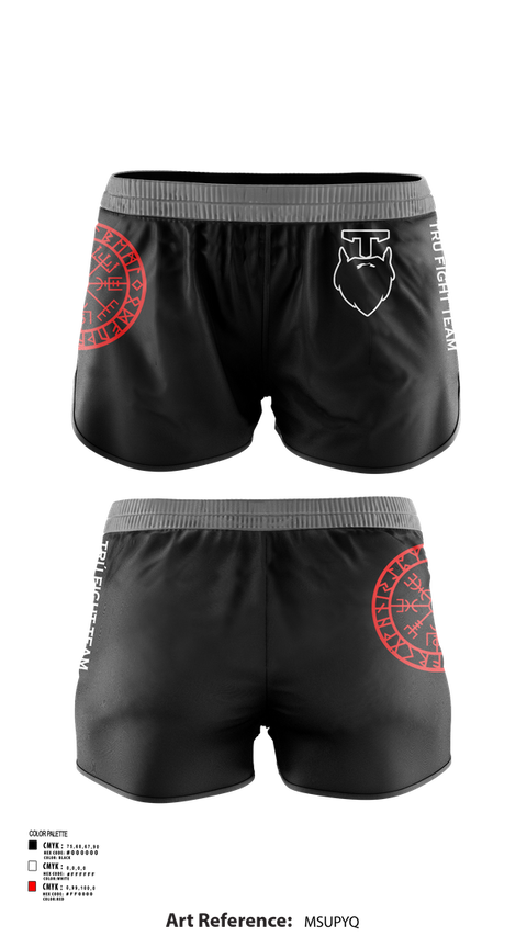 Womens Shorts, Trú Fight Team, Spirit Store, Teamtime, Team time, sublimation, custom sports apparel, team uniforms, spirit wear, spiritwear, sports uniforms, custom shirts, team store, custom team store, fundraiser sports, apparel fundraiser