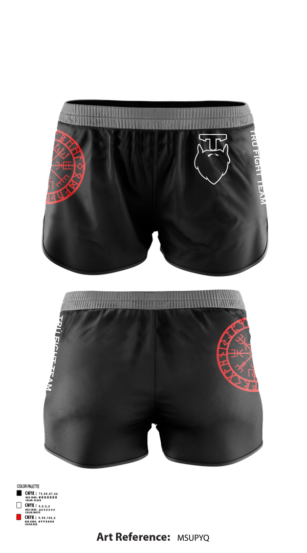 Womens Shorts, Trú Fight Team, Spirit Store, Teamtime, Team time, sublimation, custom sports apparel, team uniforms, spirit wear, spiritwear, sports uniforms, custom shirts, team store, custom team store, fundraiser sports, apparel fundraiser