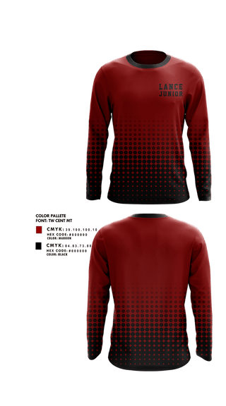 Long Sleeve Performance Shirt, Lancer Junior Cheer, Cheer, Teamtime, Team time, sublimation, custom sports apparel, team uniforms, spirit wear, spiritwear, sports uniforms, custom shirts, team store, custom team store, fundraiser sports, apparel fundraiser