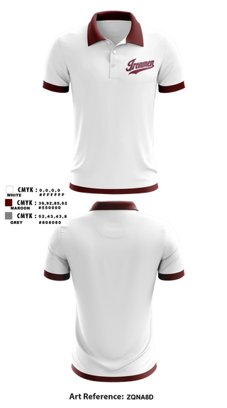 Short Sleeve Performance Polo, Ironmen, Wrestling, Teamtime, Team time, sublimation, custom sports apparel, team uniforms, spirit wear, spiritwear, sports uniforms, custom shirts, team store, custom team store, fundraiser sports, apparel fundraiser