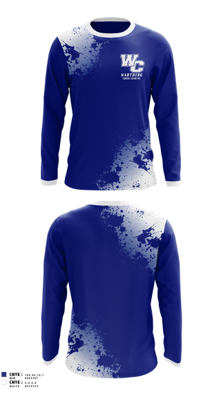 Long Sleeve Performance Shirt, Wartburg Cross Country, Cross Country, Teamtime, Team time, sublimation, custom sports apparel, team uniforms, spirit wear, spiritwear, sports uniforms, custom shirts, team store, custom team store, fundraiser sports, apparel fundraiser