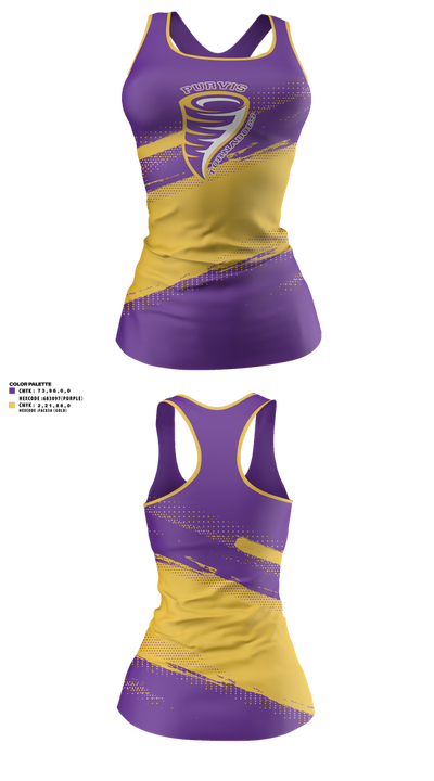 Purvis Middle School Cheer 52252572 Tank Top - 1