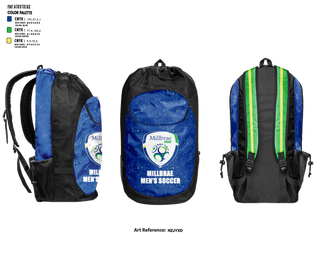 Gear Bag, Millbrae AYSO Region 145, Men's Soccer, Teamtime, Team time, sublimation, custom sports apparel, team uniforms, spirit wear, spiritwear, sports uniforms, custom shirts, team store, custom team store, fundraiser sports, apparel fundraiser