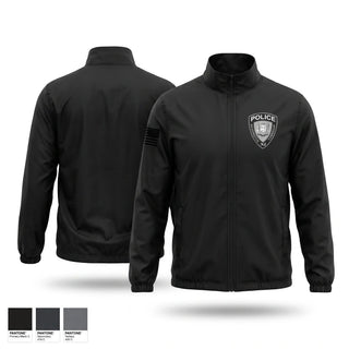 Windbreaker, Readington Police Department, Police, Teamtime, Team time, sublimation, custom sports apparel, team uniforms, spirit wear, spiritwear, sports uniforms, custom shirts, team store, custom team store, fundraiser sports, apparel fundraiser