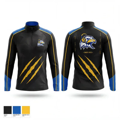 HHS Eagles Esports 57106058 Quarter Zip Jacket - 1