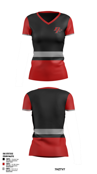 Womens Short Sleeve Vneck Shirt, Big Foot Chiefs, Women's Basketball, Teamtime, Team time, sublimation, custom sports apparel, team uniforms, spirit wear, spiritwear, sports uniforms, custom shirts, team store, custom team store, fundraiser sports, apparel fundraiser
