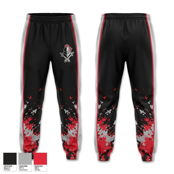 Sweatpants, Knights Track Club, Track & Field, Teamtime, Team time, sublimation, custom sports apparel, team uniforms, spirit wear, spiritwear, sports uniforms, custom shirts, team store, custom team store, fundraiser sports, apparel fundraiser