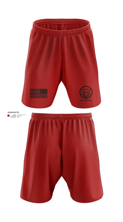 Exile Solutions 72007120 Athletic Shorts With Pockets - 20