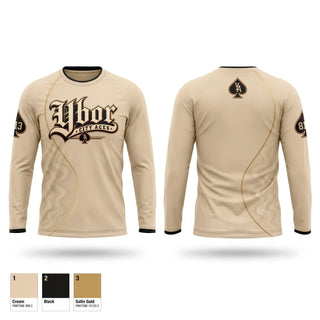 Long Sleeve Performance Shirt, Ybor City Aces, Baseball, Teamtime, Team time, sublimation, custom sports apparel, team uniforms, spirit wear, spiritwear, sports uniforms, custom shirts, team store, custom team store, fundraiser sports, apparel fundraiser