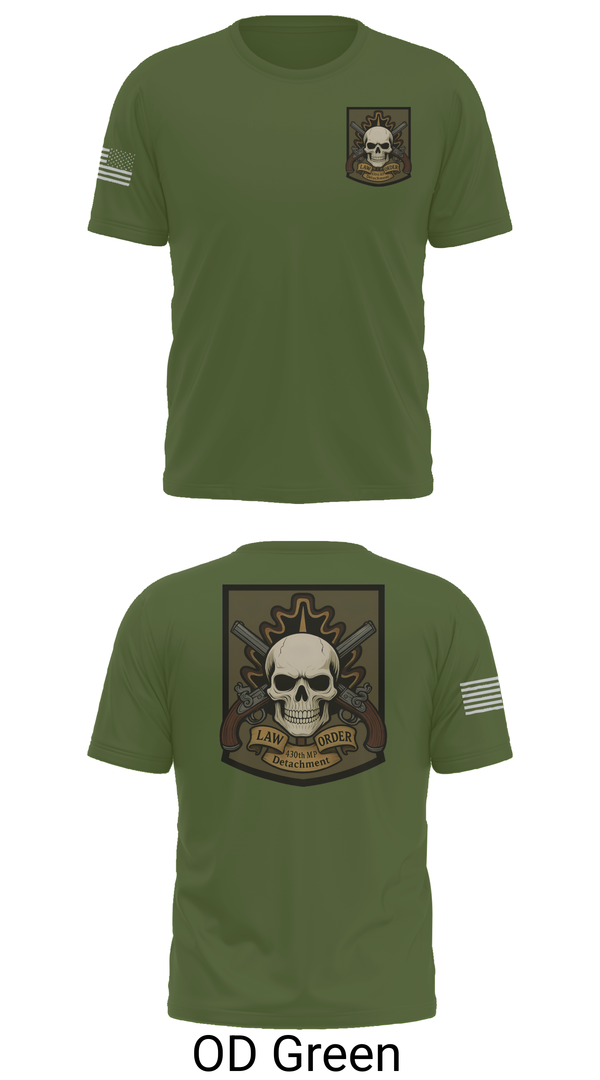 Old School Cotton Feel Shirt, 430th MP Detachment, , Teamtime, Team time, sublimation, custom sports apparel, team uniforms, spirit wear, spiritwear, sports uniforms, custom shirts, team store, custom team store, fundraiser sports, apparel fundraiser