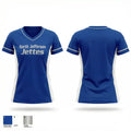 North Jefferson Jettes 68941577 Women's Short Sleeve V-neck Shirt - 1