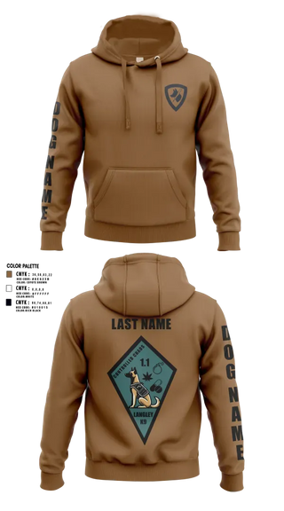 Hoodie, 633 SFS K9, Air Force, Teamtime, Team time, sublimation, custom sports apparel, team uniforms, spirit wear, spiritwear, sports uniforms, custom shirts, team store, custom team store, fundraiser sports, apparel fundraiser
