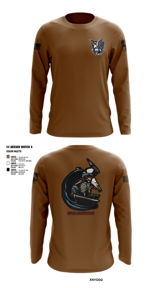 Long Sleeve Performance Shirt, 2nd Flt Platoon, B/101 Avn Regt, 101st ABN DIV, , Teamtime, Team time, sublimation, custom sports apparel, team uniforms, spirit wear, spiritwear, sports uniforms, custom shirts, team store, custom team store, fundraiser sports, apparel fundraiser