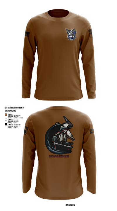2nd Flt Platoon, B/101 Avn Regt, 101st ABN DIV 10364958 Long Sleeve Performance Shirt 3