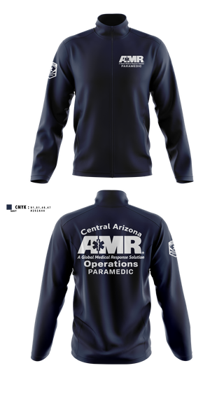Fleece Jacket, AMR  Central Arizona Operations, EMS/EMT, Teamtime, Team time, sublimation, custom sports apparel, team uniforms, spirit wear, spiritwear, sports uniforms, custom shirts, team store, custom team store, fundraiser sports, apparel fundraiser