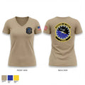 1 SOAMXS 42042191 Women's Short Sleeve V-neck Shirt - 1