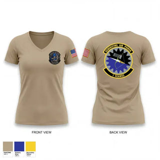 Womens Short Sleeve Vneck Shirt, 1 SOAMXS, Air Force, Teamtime, Team time, sublimation, custom sports apparel, team uniforms, spirit wear, spiritwear, sports uniforms, custom shirts, team store, custom team store, fundraiser sports, apparel fundraiser