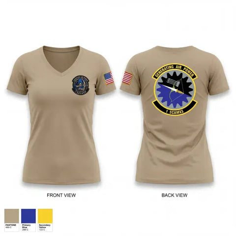 Womens Short Sleeve Vneck Shirt, 1 SOAMXS, Air Force, Teamtime, Team time, sublimation, custom sports apparel, team uniforms, spirit wear, spiritwear, sports uniforms, custom shirts, team store, custom team store, fundraiser sports, apparel fundraiser