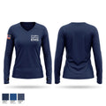 Chal-Brit Regional EMS Women's Long Sleeve V-neck Shirt - 1
