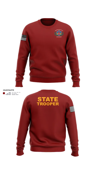 Crew Neck Sweatshirt, Arkansas State Police Bomb Squad, , Teamtime, Team time, sublimation, custom sports apparel, team uniforms, spirit wear, spiritwear, sports uniforms, custom shirts, team store, custom team store, fundraiser sports, apparel fundraiser