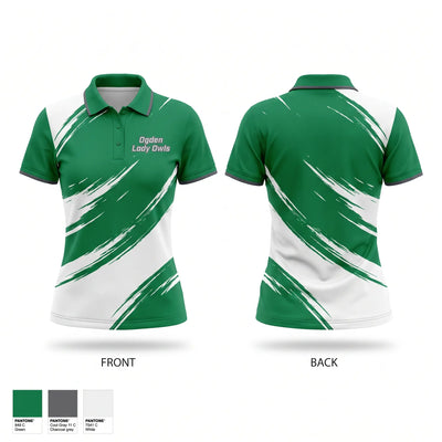 Ogden Lady Owls Short Sleeve Performance Polo - 1