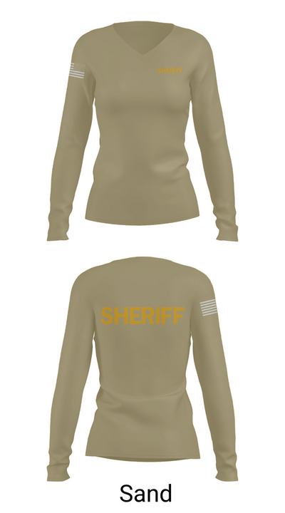 Dorchester County Sheriffs office 81126244 Women's Long Sleeve V-neck Shirt - 92