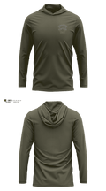Pasadena PD SWAT 15741828 Long Sleeve Performance Shirt with hood - 2